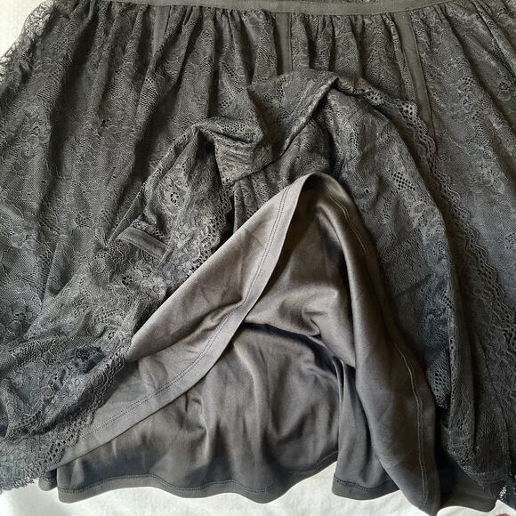 Torrid Women Dress 2 Black Nylon Polyester Floral Fit & Flare Lace Sleeveless - Picture 7 of 9